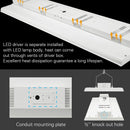 LED Linear Highbay heat dissipation and mounting option