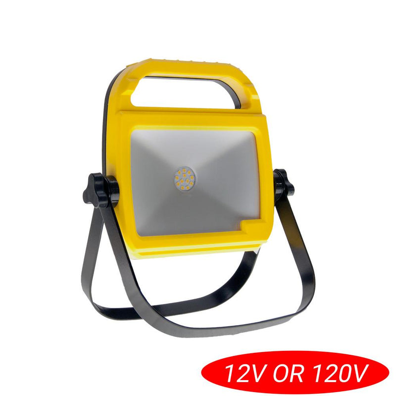 120V or 12V mobile LED work light with car adapter plug or standard 3 prong plug, Portable LED Work Light
