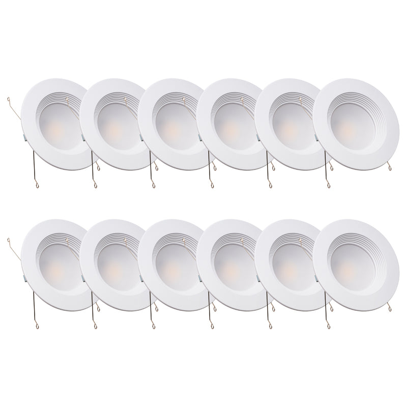 LED 5-6" LED Recessed Downlight Retrofit - 1100 lumens - 120W Equal (14W)  - Dimmable- 5 Colors Selectable - 120V