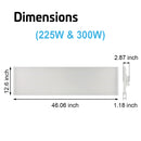 300W Konlite Linear Highbay light Dimensions
