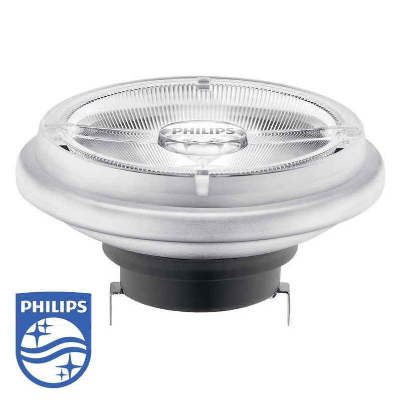 Philips LED AR111 Bulb with G53 Terminal Base - 15W -  12V - 780 lumens - 3000K - Dimmable - 15AR111/LED/930/F25 12V 6/1