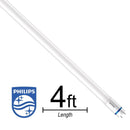 Philips LED T8 Tube Light Type A 4ft - 15W - 2100 lumens - Dimmable On Dimmable Fluorescent Ballast and Fluorescent Dimmer