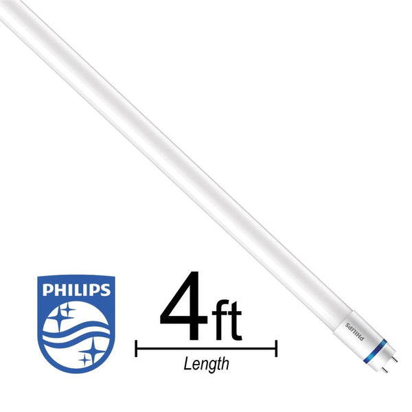 Philips LED T8 Tube Light Type A 4ft - 15W - 2100 lumens - Dimmable On Dimmable Fluorescent Ballast and Fluorescent Dimmer