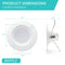 Product dimensions led 5-6" downlight 15W