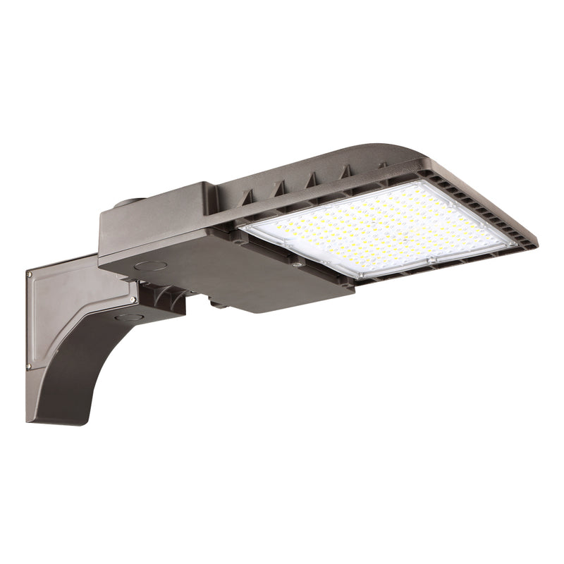 konlite 200W led area light with square or pole mount and type V lens