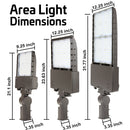 Area light dimensions