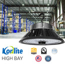 LED round High bay in a warehouse