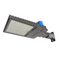 LED Area Light with extrusion arm and photocell