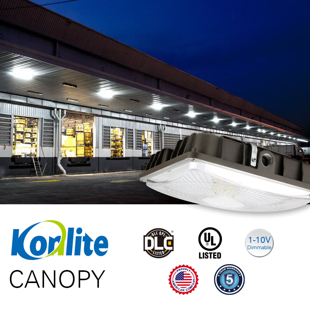 Exterior Recessed Light Canopy