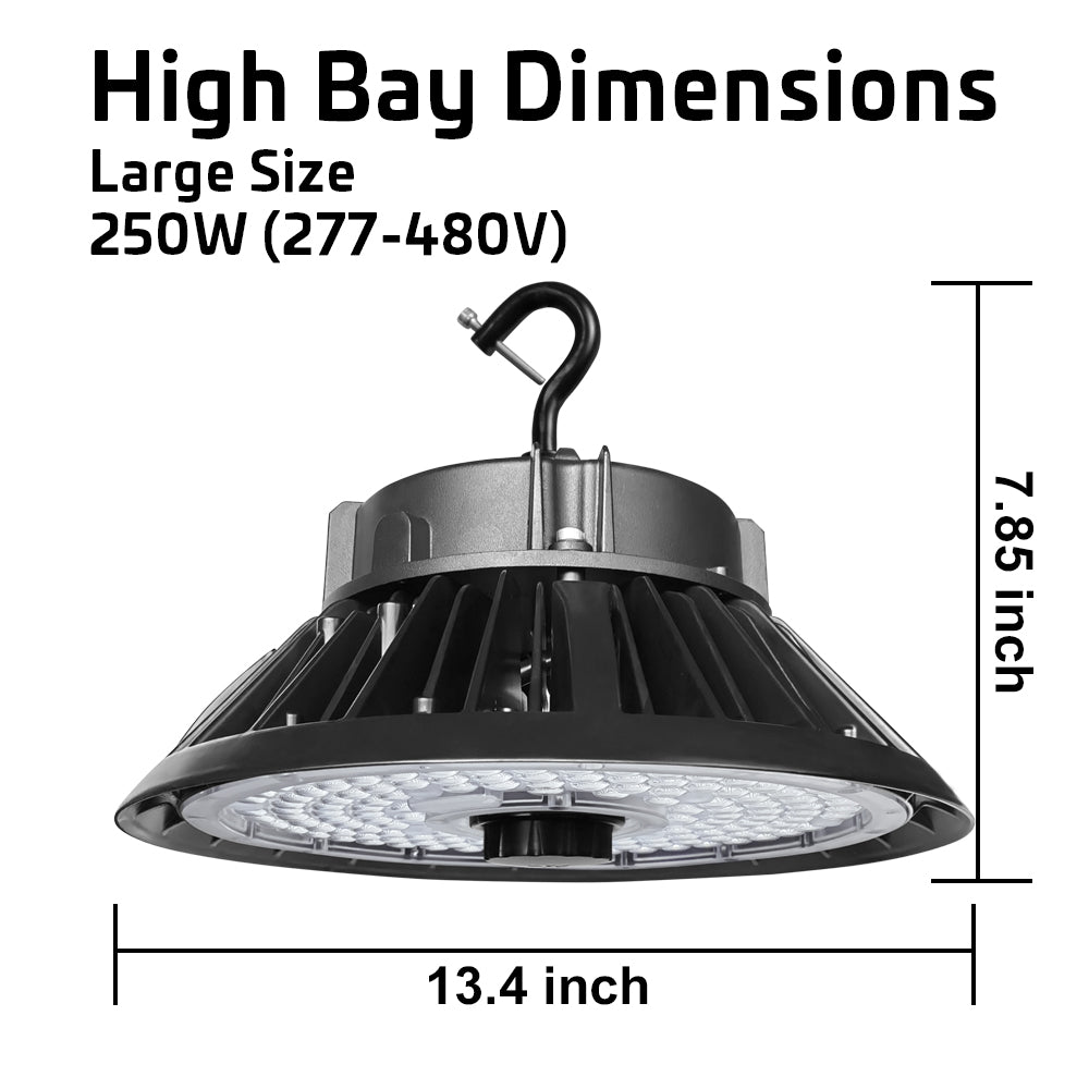 250w ufo dimensions