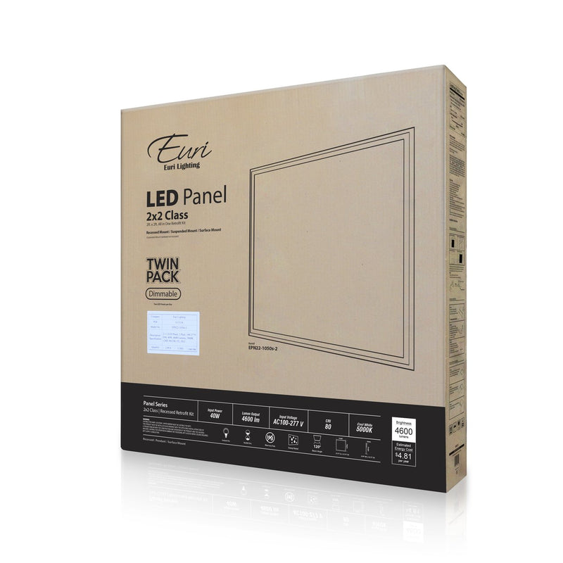 2x2 led panel packaging