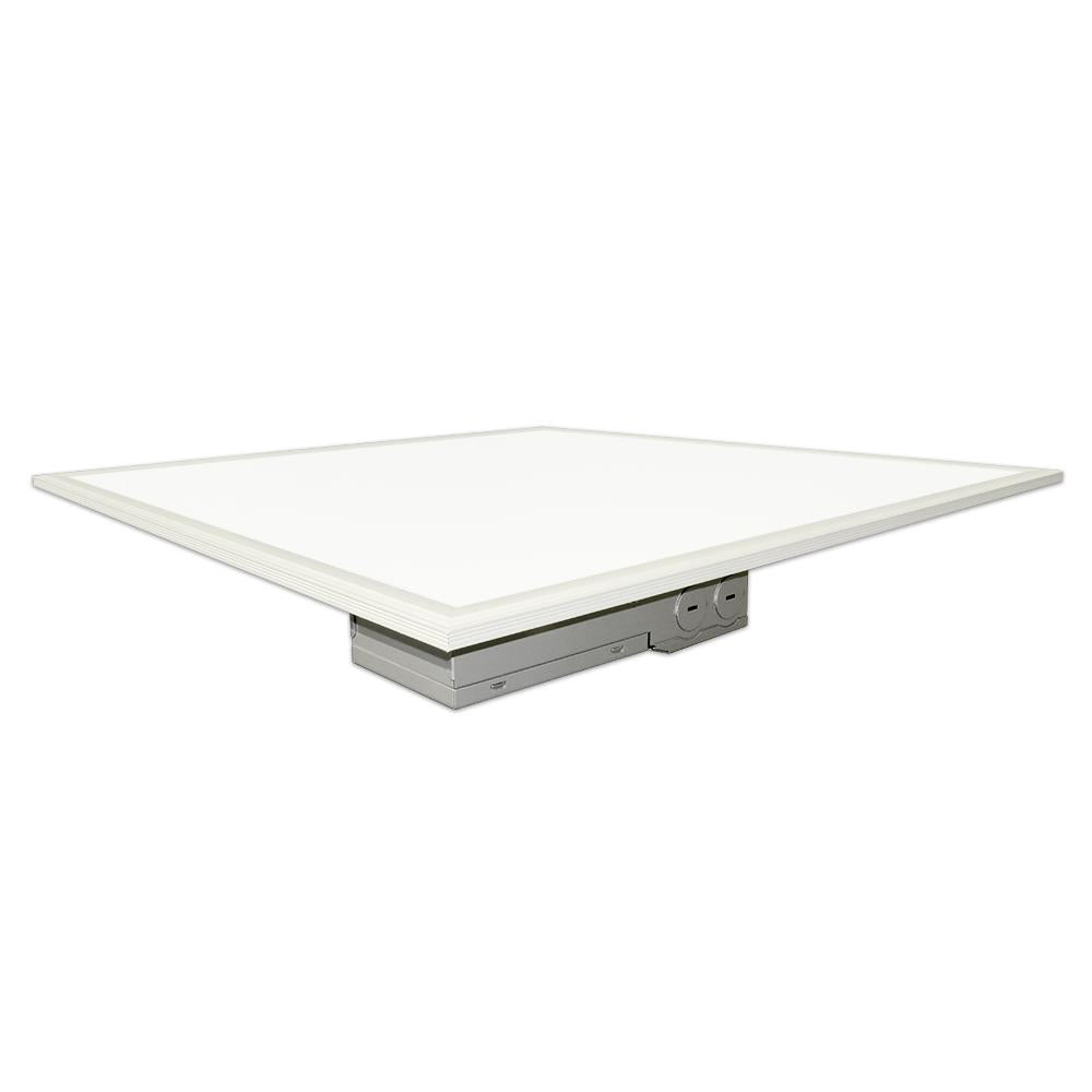 2x2 led panel light corner angle view