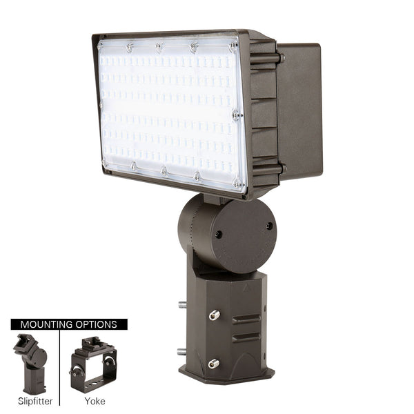 Konlite 70W LED Outdoor Flood Light with mounting options