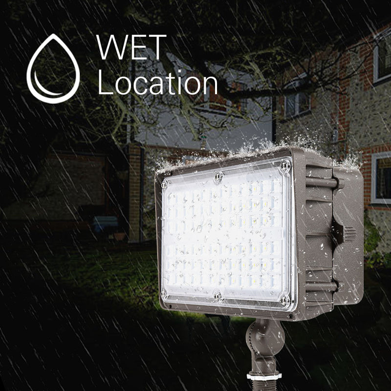 Konlite LED Outdoor Flood Light in wet location