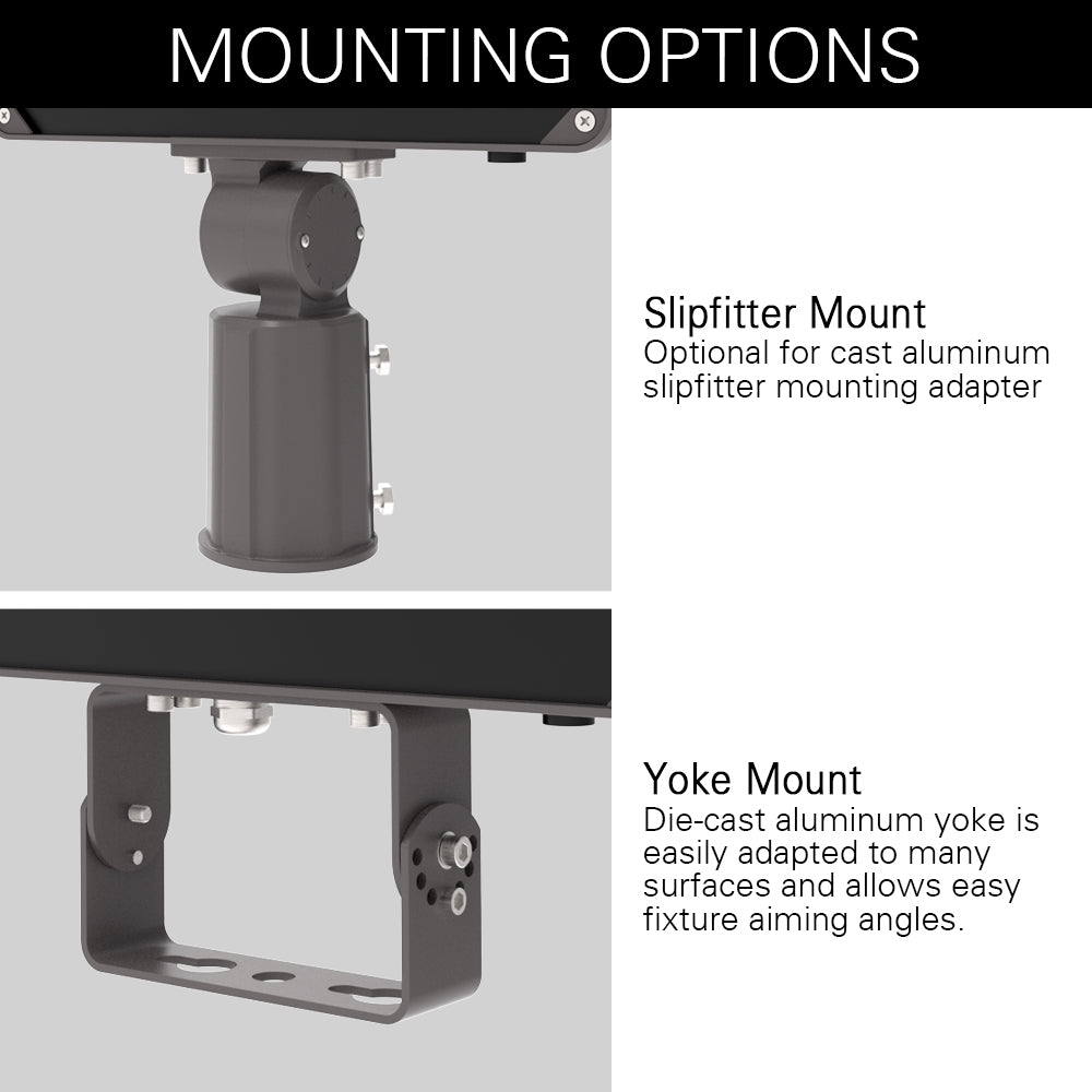 konlite flood light mounting options