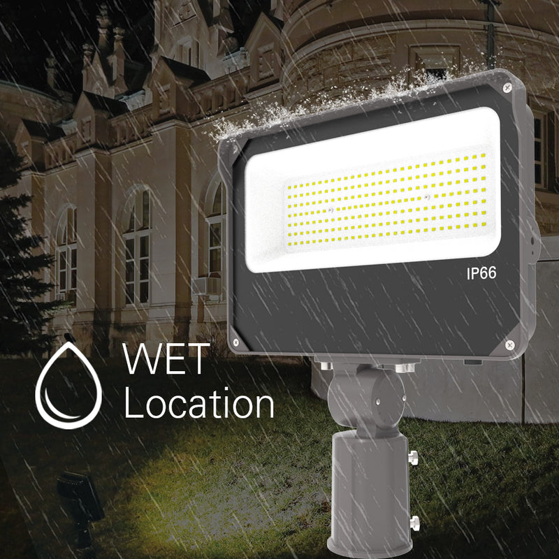 konlite flood light in wet location