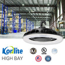 UL and DLC certified Konlite LED highbay in a warehouse