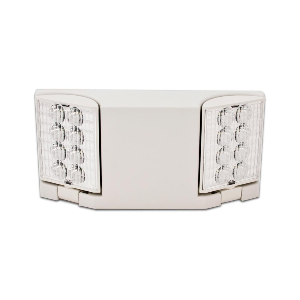 HL0223L-W low profile dual head LED emergency light