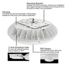 Konlite white LED canopy light details and options