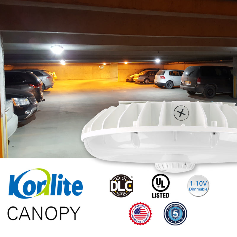 Konlite LED Canopy light with UL and DLC certificates