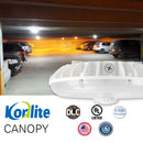 Konlite LED Canopy light with UL and DLC certificates