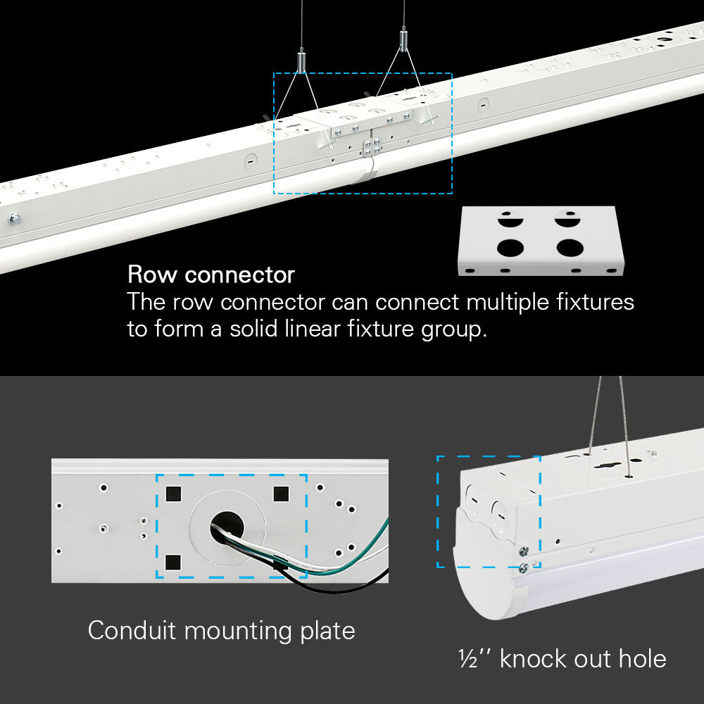 4ft LED Strip light fixture details