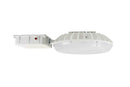 White LED canopy Area light with white emergency battery