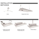LED highbay light installation methods