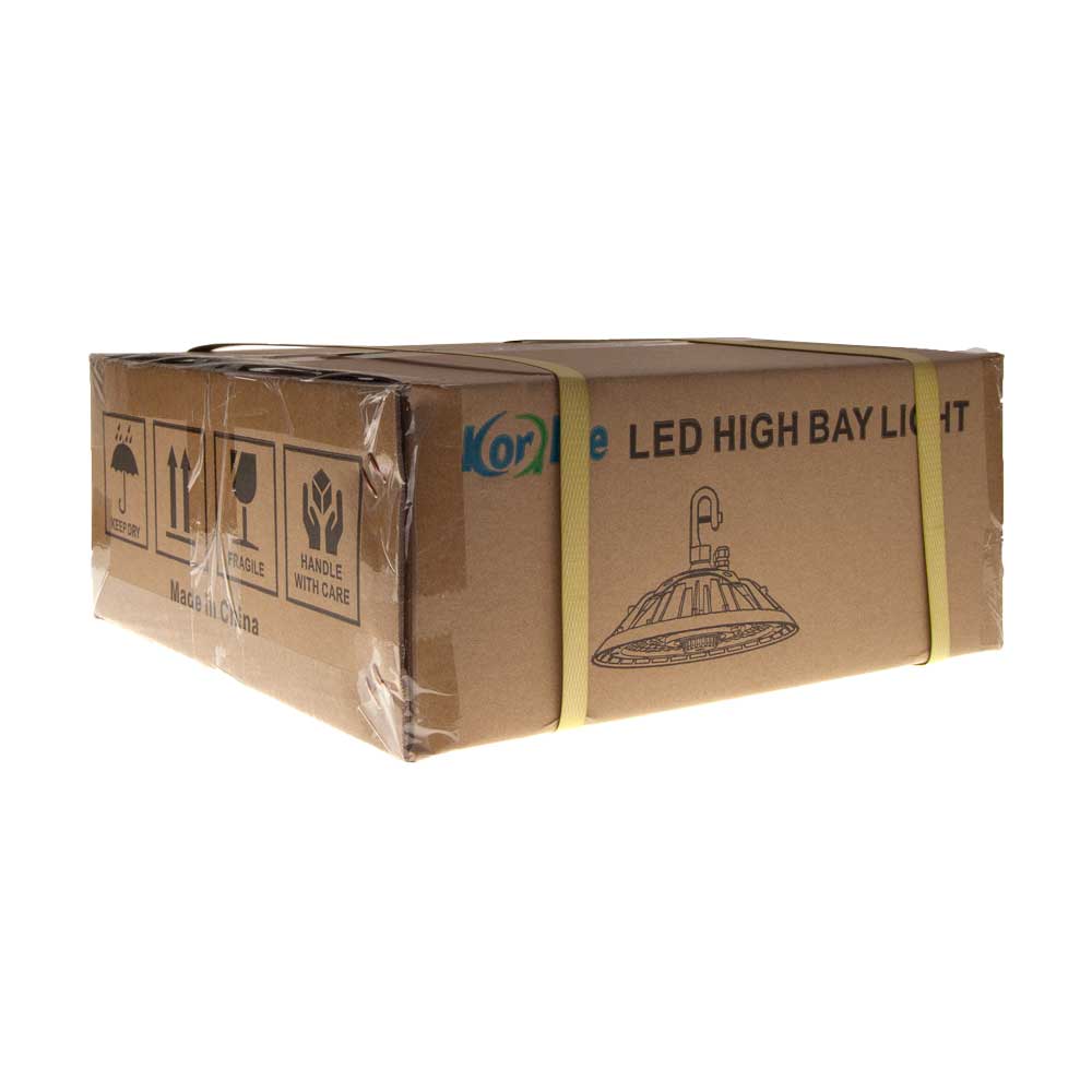 Konlite UFO LED highbay light outside package