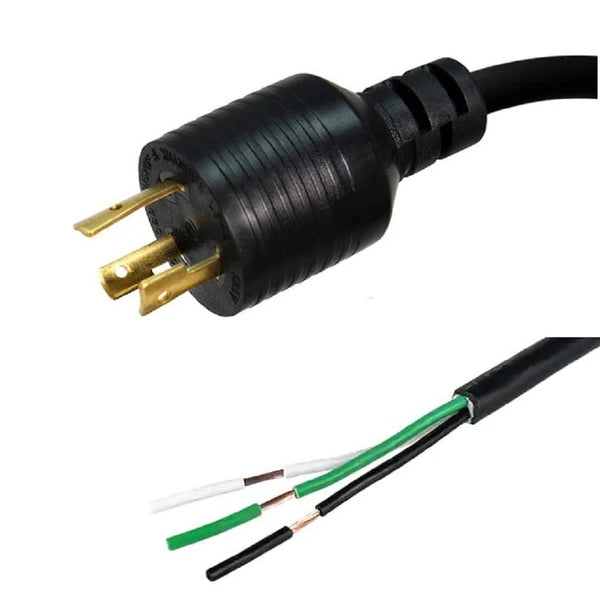 6ft 3-wire power cord with 120v twist-lock plug