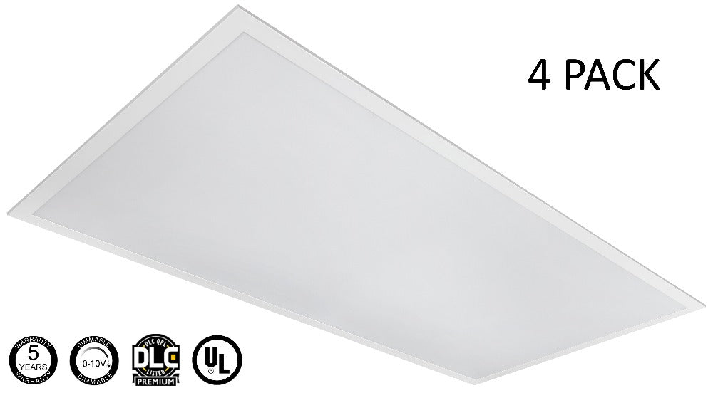 Konlite 2X4 Led Panel Light 4-Pack | 6,600 Lumens, 29-49W, 120-277V -  Revolve Led