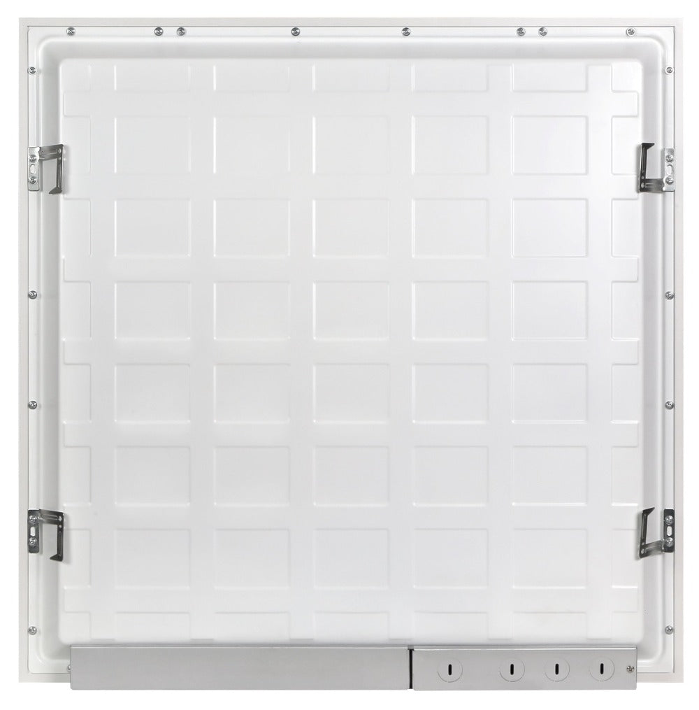 earthquake proof hook and driver on the back of LED panel light 