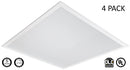 ul and DL rated 2x2 ft. LED panel light drop ceiling