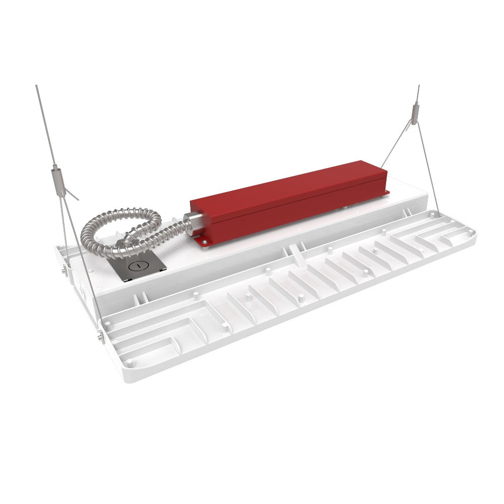 pavo seriesl led linear high bay with emergency battery backup