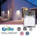 Konlite LED WALL mount on the wall