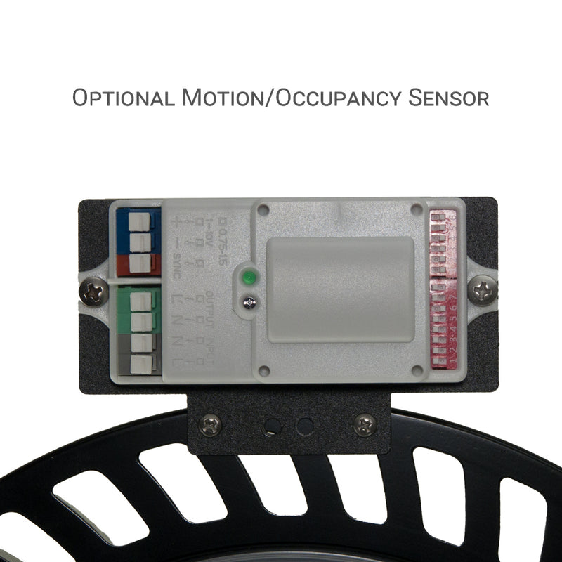 Konlite HB01 series White UFO LED High Bay Light with motion sensor