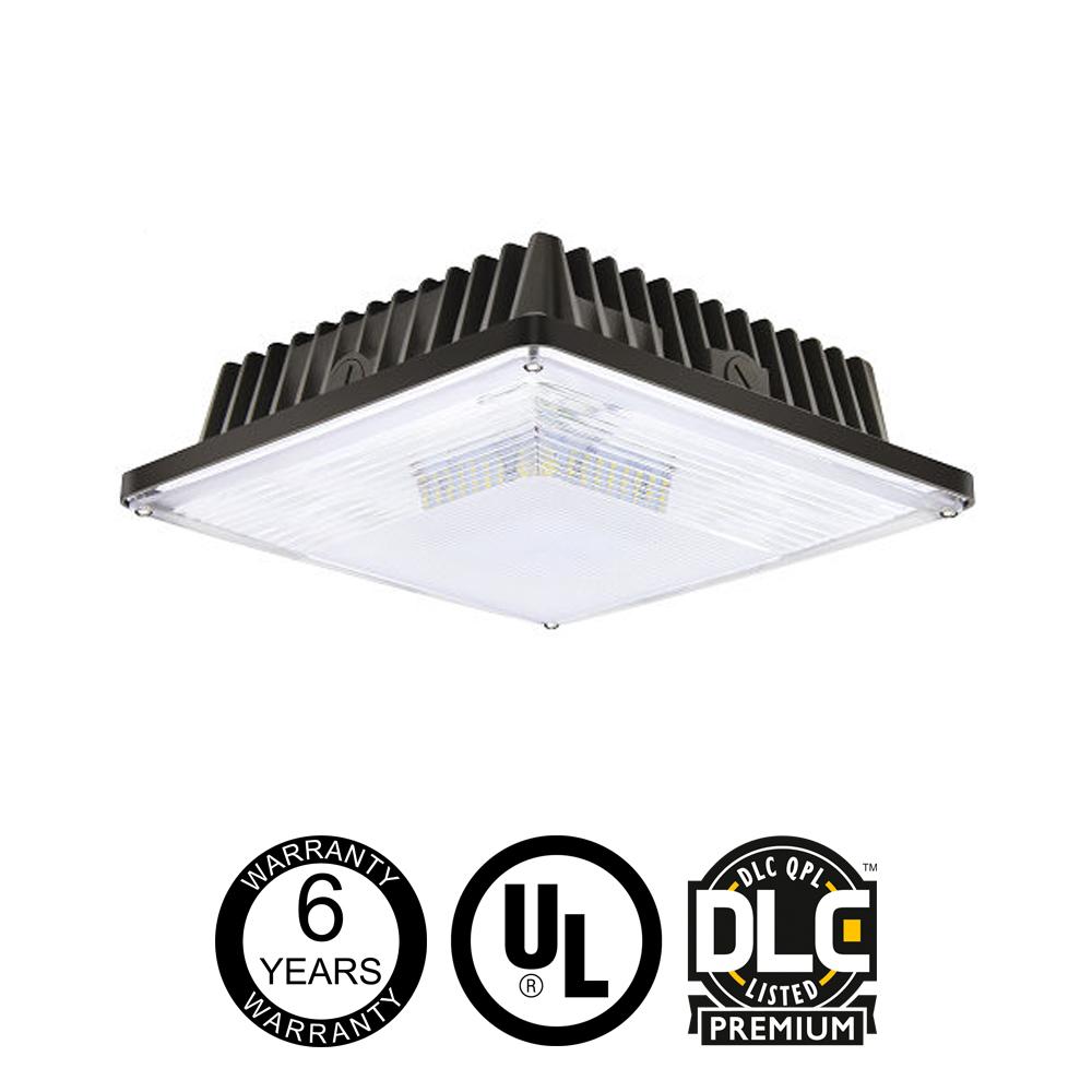 Green Inova LED Outdoor Canopy Light - 40W - 120-277V - 4645 lumens