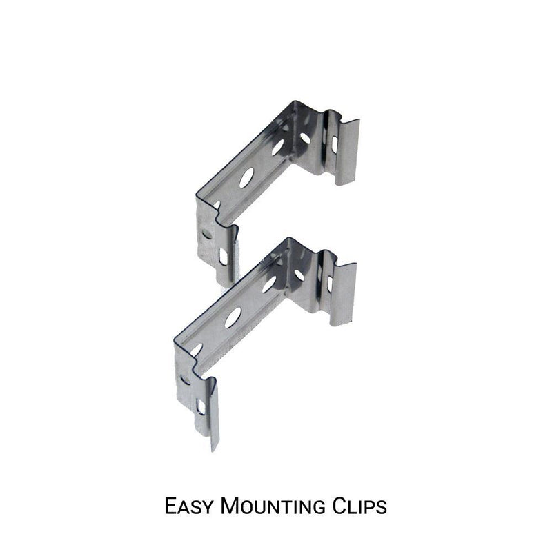 Easy Mounting clips for vaportight